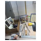 Magnifying mirror, extension cord, soap, 2