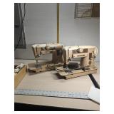 2- singer slant o magic sewing machines  untested