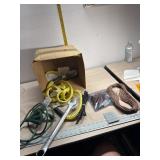 Extension cord, tow rope, zip ties 11/16 wrench