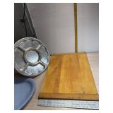 Cutting Boards, large Platter, pizza stone, lunch