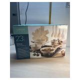 New 23 piece Gibson Home Nonstick Steel Cookware