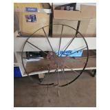 30" steel horse yard decor