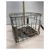 Metal Dairy Crate and chains