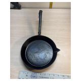 Swain Reg 8 cast iron skillet metal handle