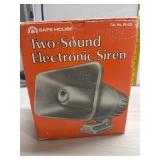 New Old Stock Two-Sound Electronic Siren by Safe