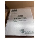 10 new boxes of sheet protectors