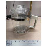 Pyrex 9 cup Glass Percolator