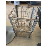 2- wire milk crates