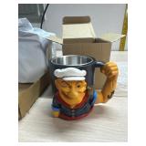 6- New Popeye the Sailor Man Cups