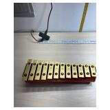 Vintage Tudor Tru-Tone Brass Bar Xylophone Music