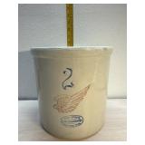 2 Red wing Crock