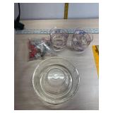 Vintage Glasbake Queen-Anne Bundt pan, Liquor