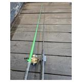 2- fishing rods and reels