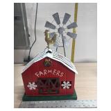 New Tin Christmas Barn