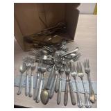 Mixed lot of Silverplate, forks and a few spoons