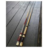 2- short pool cues