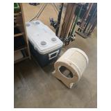Cat scratcher and cooler