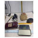 Dominos, belt, baseball glove light, car and more