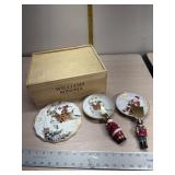 New in crate William Sonoma Christmas cheese