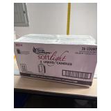New case of 36 Sterno Candle Lamp