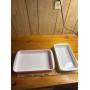 2 Pyrex rectangular dishes