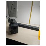 Sound bar and kenwood head phones