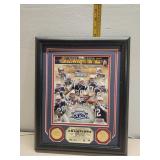 2005 Super bowl collectible missing glass