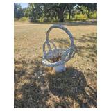 42"x32"x48" Concrete flower basket Bring help