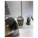 Yard lights and candle holder