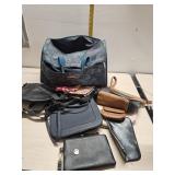 Duffle bag and purses