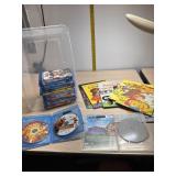 Kids DVD movies and color books