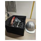 Hard hat power cords and misc