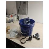Bucket chain link fence parts