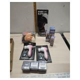 All new , numbing cream socks, facial brushes
