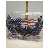 Patriotic tin sign