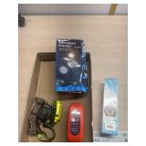 Solar Ground a plug light, 3 head lamps and more