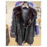 Vibtage Coxï¿½s of Fort Worth Fur Trim Coat no size