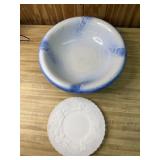 Vintage Bowl 16ï¿½ for pitcher has mark and