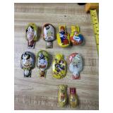 8 MediumSize & 2 Smaller  vintage Clickers