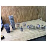 Dallas Cowboy Glasses and 4 Texas 1836-1986 on