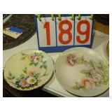 Collectable Floral Plates - as shown