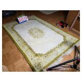 India Rug - Handwoven Wool - Ivory Gold - 48"x