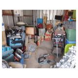 Tools, pumps, welder, fixtures and much more.