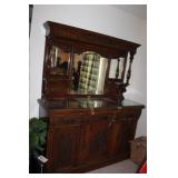 Hutch Wooden Hand Carved Beautiful Piece Approx.