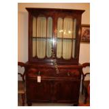 Hutch/Hideaway Lighted Desk - England - 82" Tall