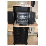 Sharp Stereo System with Speaker and Stand and