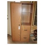 Storage Shelf and Cabinet - 60" Tall x 15" Deep x