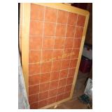 Table and 4 Chairs with Tile Top