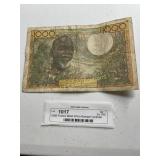1000 Francs West Africa Banque Centrale Des Etats