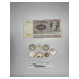 100 Kroner Denmark and Coins